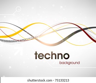 Technology web background/banner for business design. Eps 10.