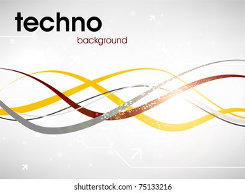 Technology web background/banner for business design. Eps 10.