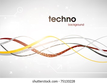 Technology web background/banner for business design. Eps 10.