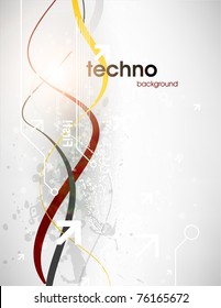 Technology web background/banner for business design. Vector Eps 10.