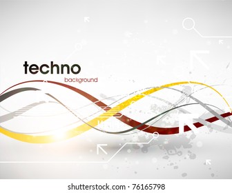 Technology web background/banner for business design. Vector Eps 10.