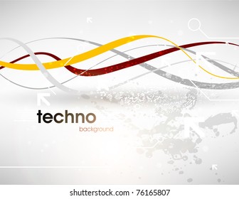 Technology web background/banner for business design. Vector Eps 10.