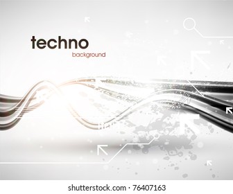 Technology web background/banner for business design. Vector Eps 10.