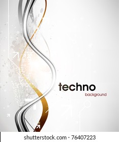 Technology web background/banner for business design. Vector Eps 10.