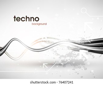 Technology web background/banner for business design. Vector Eps 10.