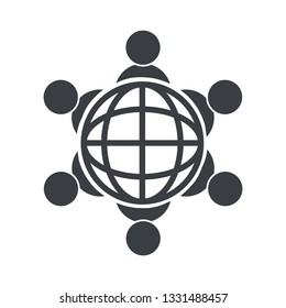 technology web icon cartoon