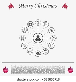 technology web icons set