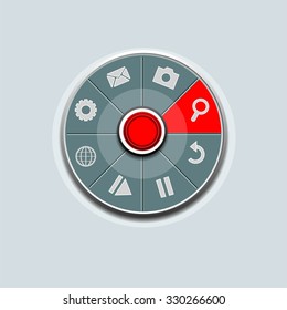 Technology web template design