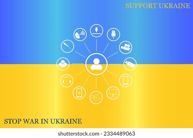 Technology web vector icons set.