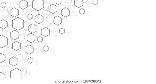 Fondo blanco de tecnología .Rombuses geométricos.Tecnología abstracta.Dibujo técnico.Ilustración vectorial