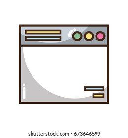technology window element and website document
