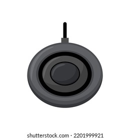 technology wireless charger cartoon. technology wireless charger sign. isolated symbol vector illustration