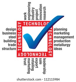 TECHNOLOGY - Word collage background