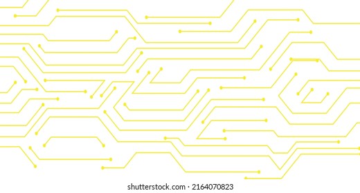 technology yellow line abstract background
