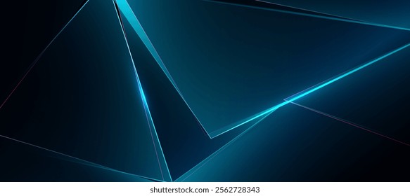  Technologybackground, Futuristic abstract digital background with dark blue and neon lines