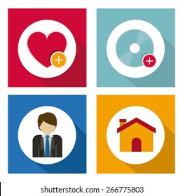Techonology design over white background, vector illustration