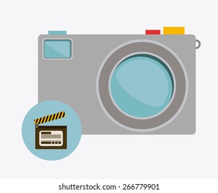 Techonology design over white background, vector illustration