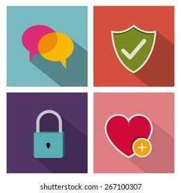 Techonology design over white background, vector illustration
