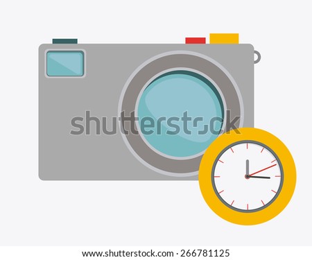 Techonology design over white background, vector illustration