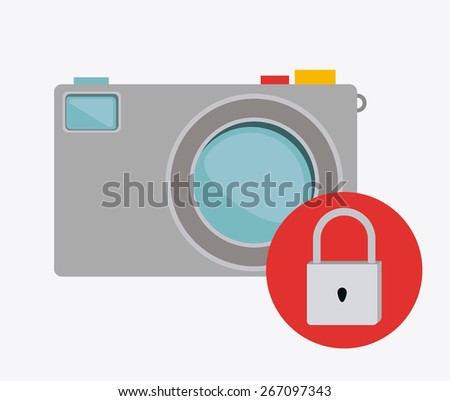 Techonology design over white background, vector illustration