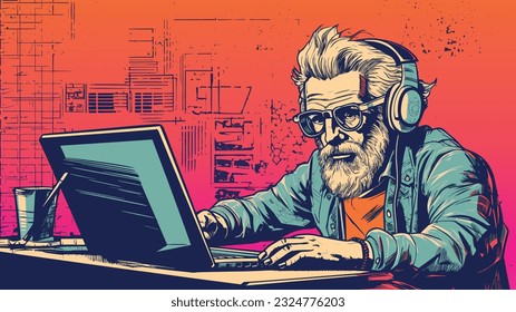 Tech-Savvy Silver Fox: Navigating the Digital workspace at 50+