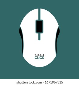 icono del mouse del elemento de equipo de tecnología 