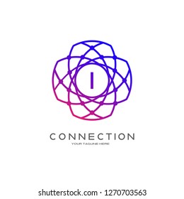 Tecnology icon template , vector logo for business corporate ,elements, illustration