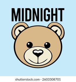 Teddy Bear Baby Pattern Print