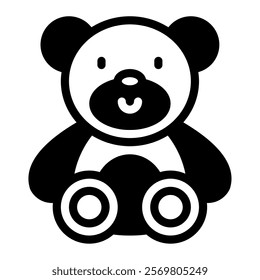 Teddy Bear Carnival festival icon illustration