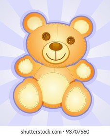 Teddy Bear Cartoon Character