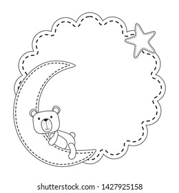 Teddy bear cartoon design vector illustration