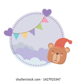 Teddy bear cartoon design vector illustration