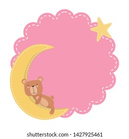 Teddy bear cartoon design vector illustration
