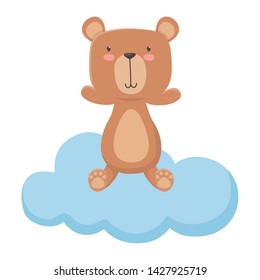 Teddy bear cartoon design vector illustration