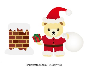 teddy bear of christmas