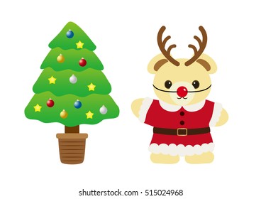 teddy bear of christmas