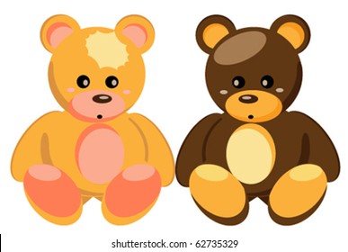 Teddy bear couple.