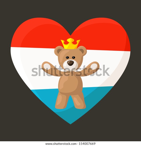 teddy bear with crown