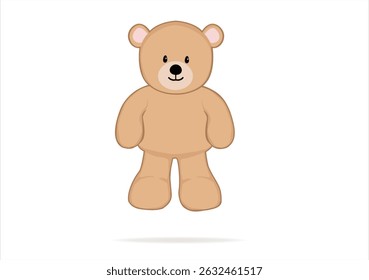 teddy bear design vector hand drawn design