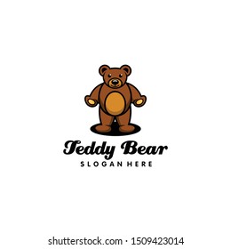 Teddy Bear Doll Logo Design Vector Stock Vector (Royalty Free ...