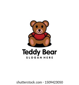 Teddy Bear Doll Logo Design Vector Stock Vector (Royalty Free ...