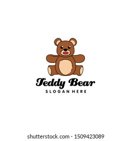 Teddy Bear Doll Logo Design Vector Stock Vector (Royalty Free ...