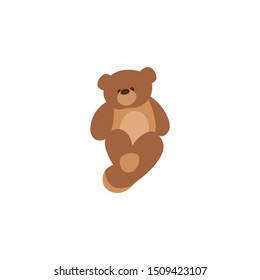 Teddy Bear Doll Logo Design Vector
