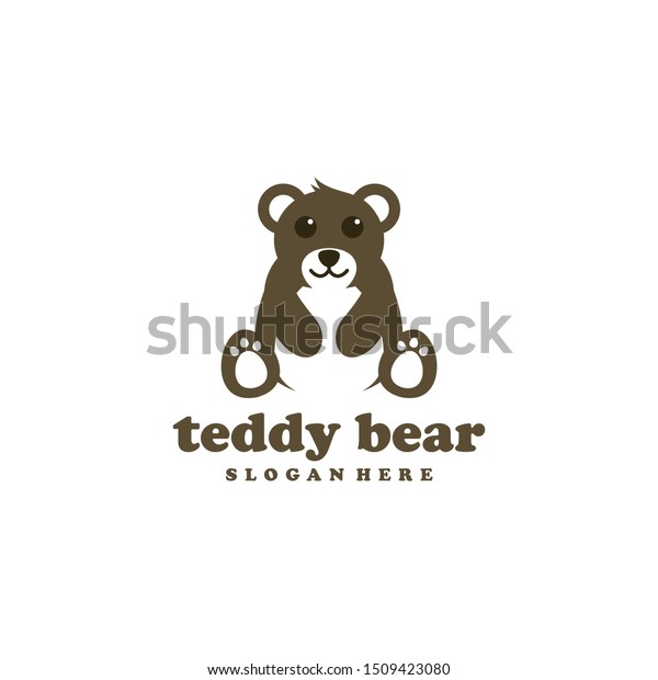 Teddy Bear Doll Logo Design Vector Stock Vector (Royalty Free ...