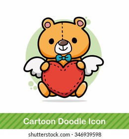 teddy bear doodle