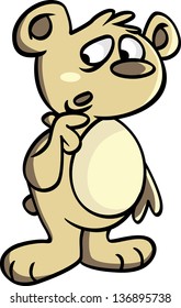 Teddy bear in doodle style