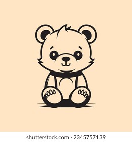 Teddy Bear Editable Icon Design