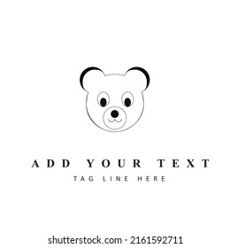 Teddybär-Logo-Vektorgrafik