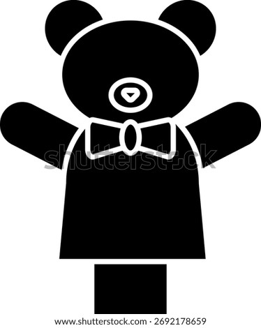 Teddy Bear Hand Puppet Icon