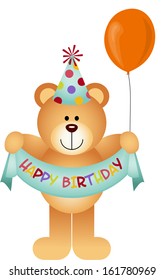 Teddy Bear Happy Birthday 